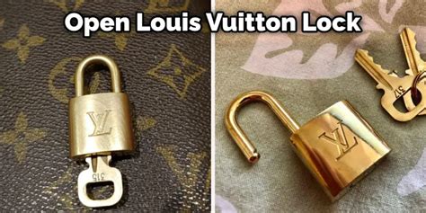 How to Open a Louis Vuitton Lock Without Key 